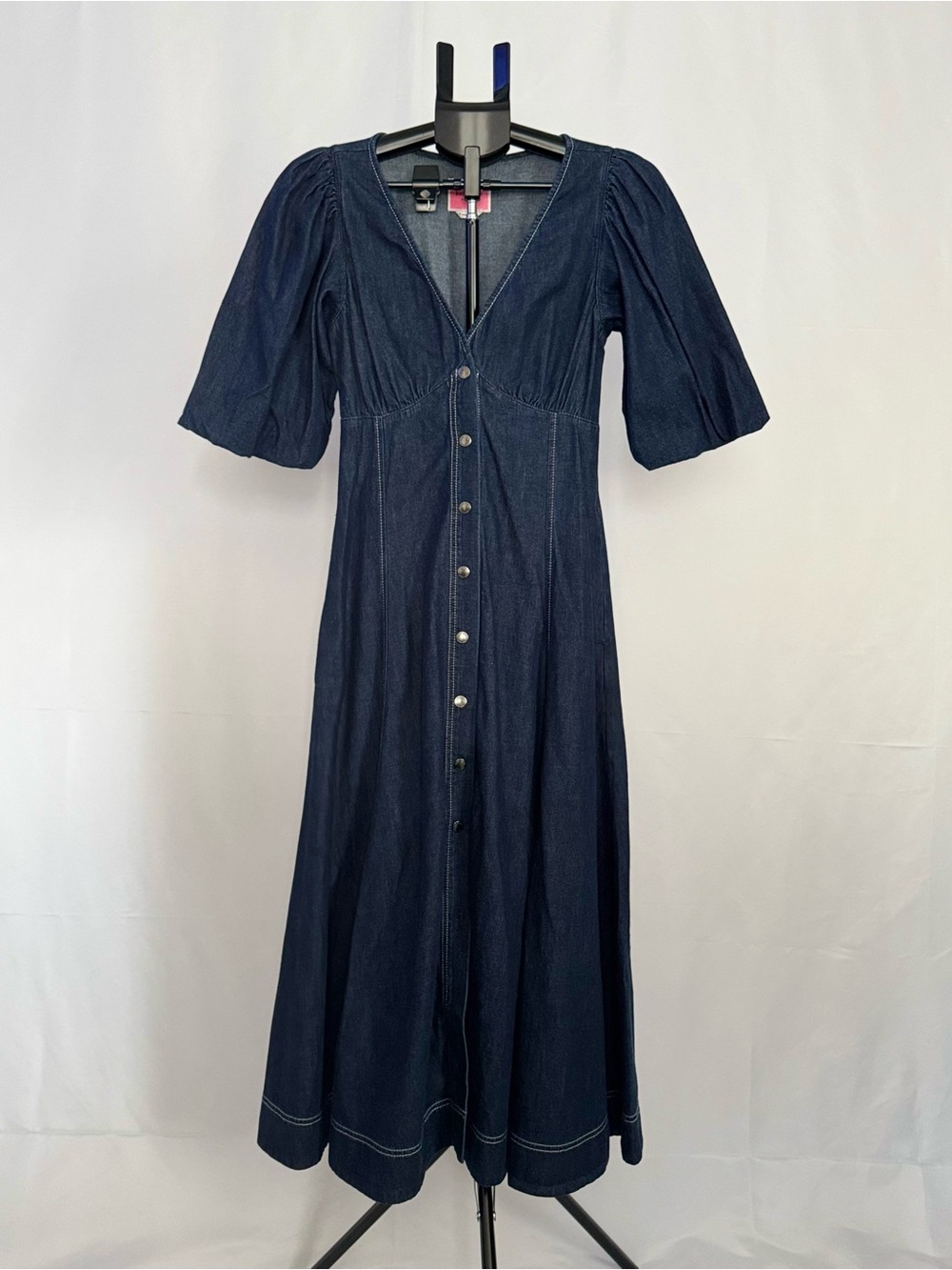 kate spade Dark Blue Denim Button-Front Maxi Dress